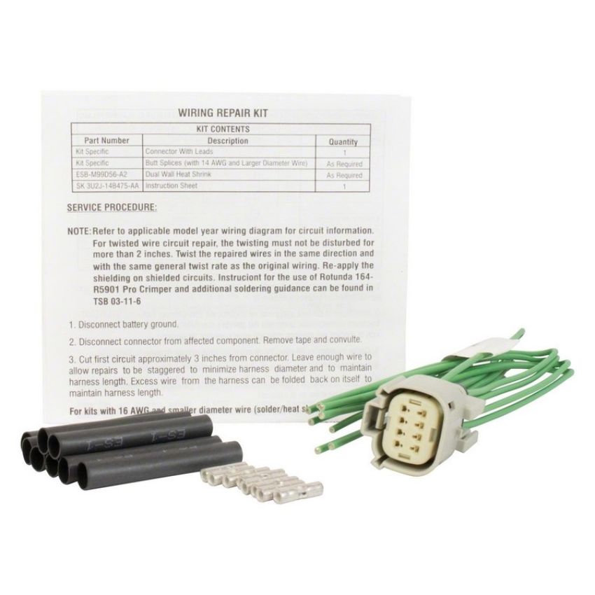 Genuine OEM FU2Z14S411AB Wiring Connector and Pigtail