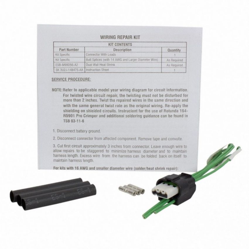 Genuine OEM HU2Z14S411BA Wiring Connector and Pigtail