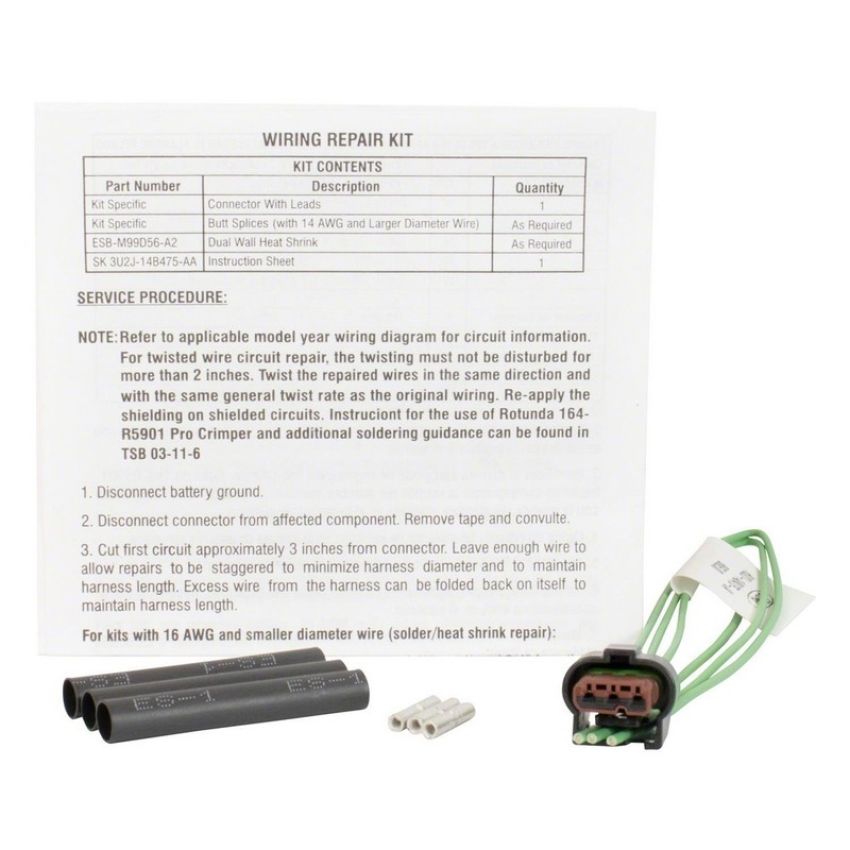Genuine OEM HU2Z14S411JA Wiring Connector and Pigtail