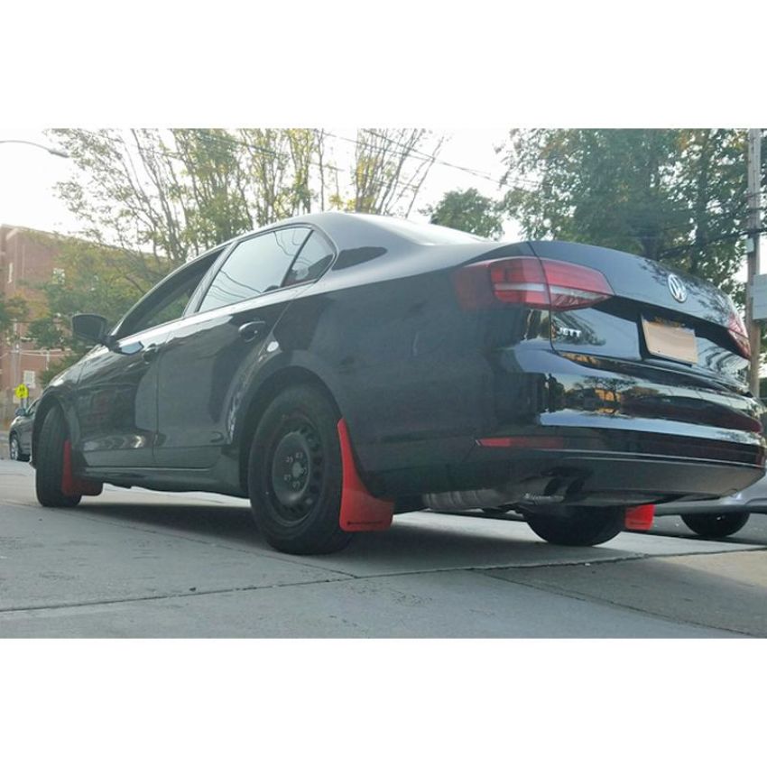 Rally Armor MF42-UR-BLK/GRY Black Mud Flap/Grey Logo