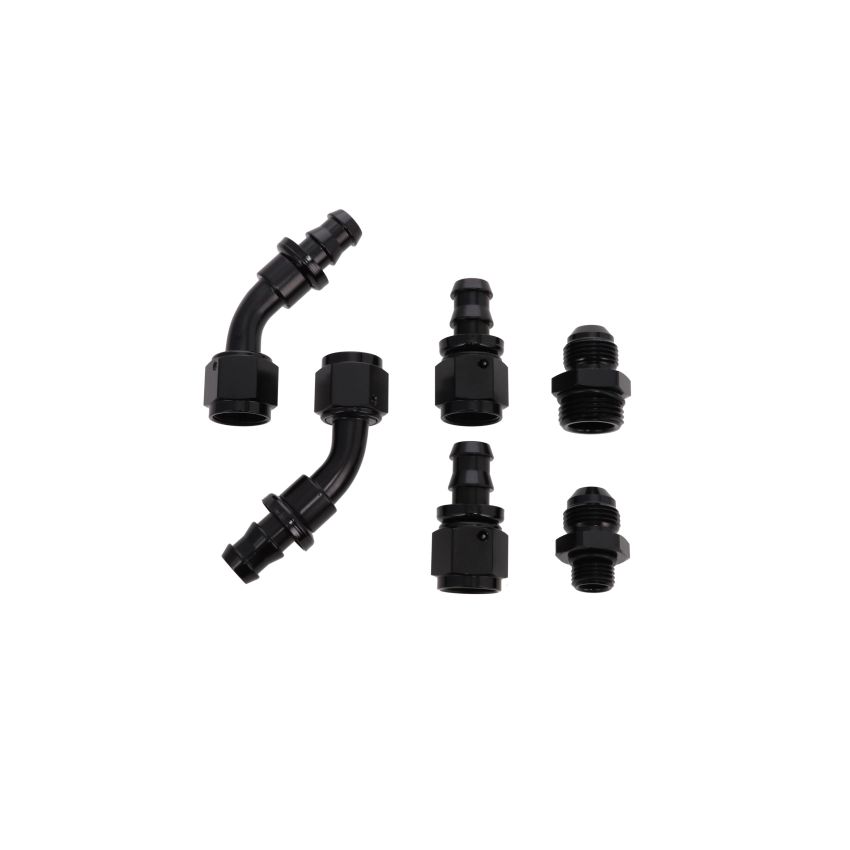 Top Street Performance JM1040BK2 Fittings for TSP EFI Inline Fuel Pump