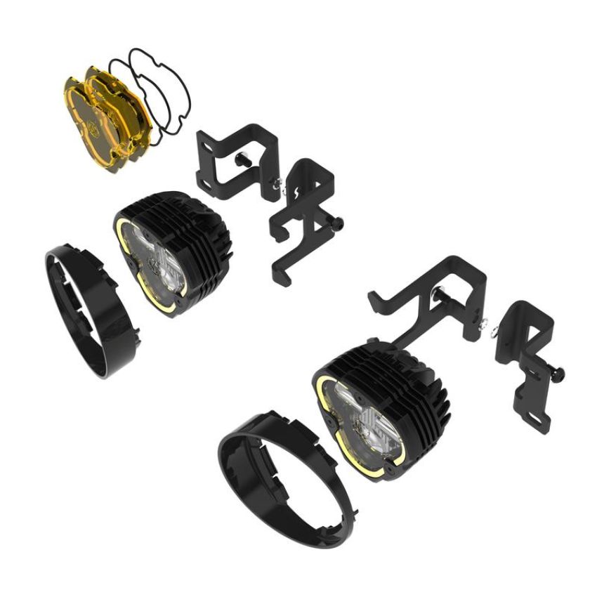 KC HiLiTES 97154 KC FLEX ERA 3 LED DM SAE FOG 2-LIGHT MSTR KIT TOYOTA TACOMA 4RUNNER TUNDRA OE