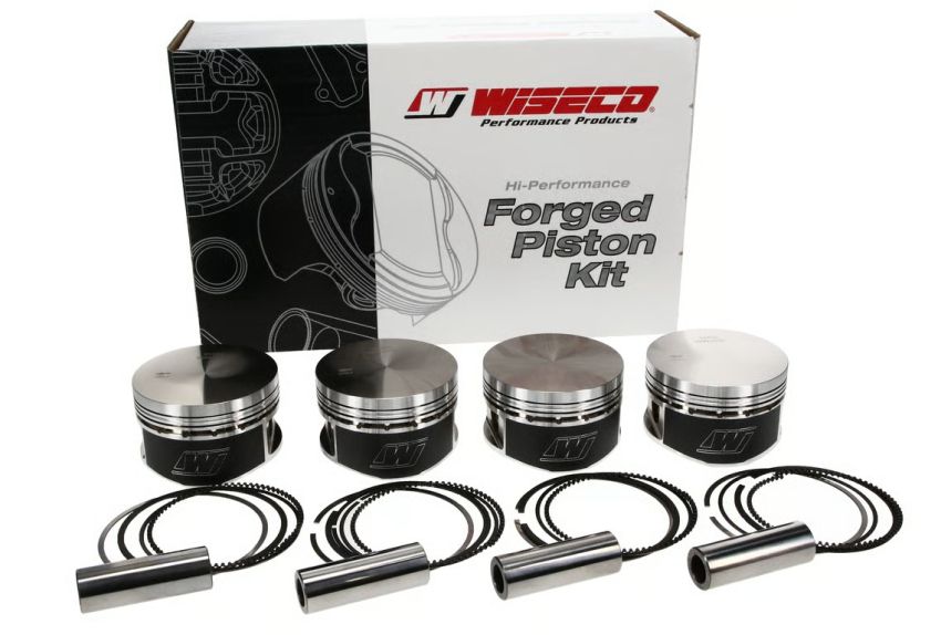 Wiseco K557M87AP Piston Set, Nissan , SR20, 87.00 mm Bore, Sport Compact, Set of 4