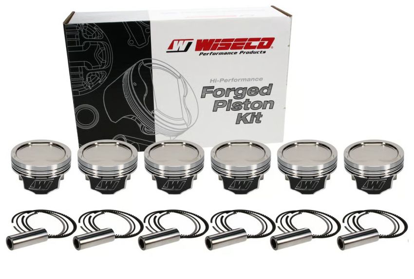 Wiseco K643M955AP Piston Set, Nissan, VQ37, 86.50 mm Bore, Sport Compact, Set of 6
