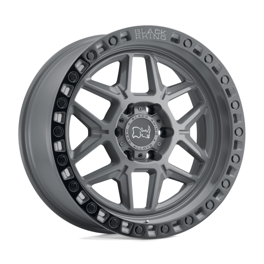 BLACK RHINO HARD ALLOYS BR KELSO 20X9 6X139 -12 112 BTL GRY BLK