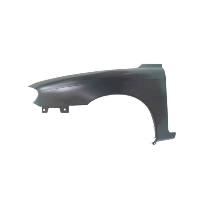 LH FRONT FENDER ASSY 4DR SEDAN; W/O SIDE MARKER HOLE; EARLY DESIGN KIA SPECTRA 2002-2004