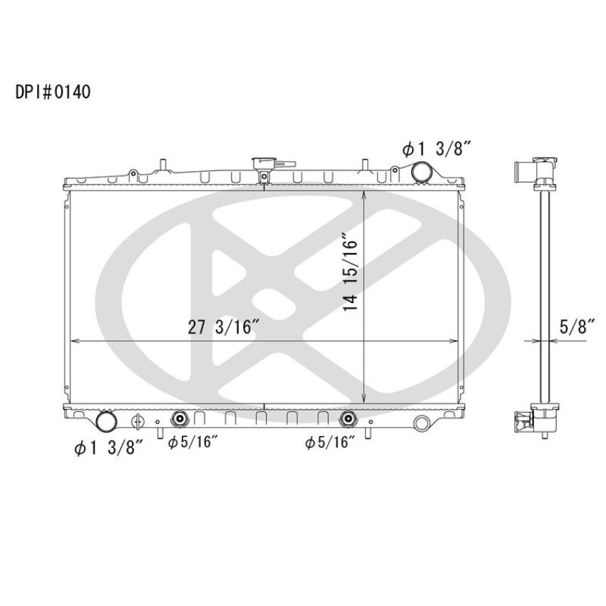 KOYORAD A0140 Koyorad Radiator A0140