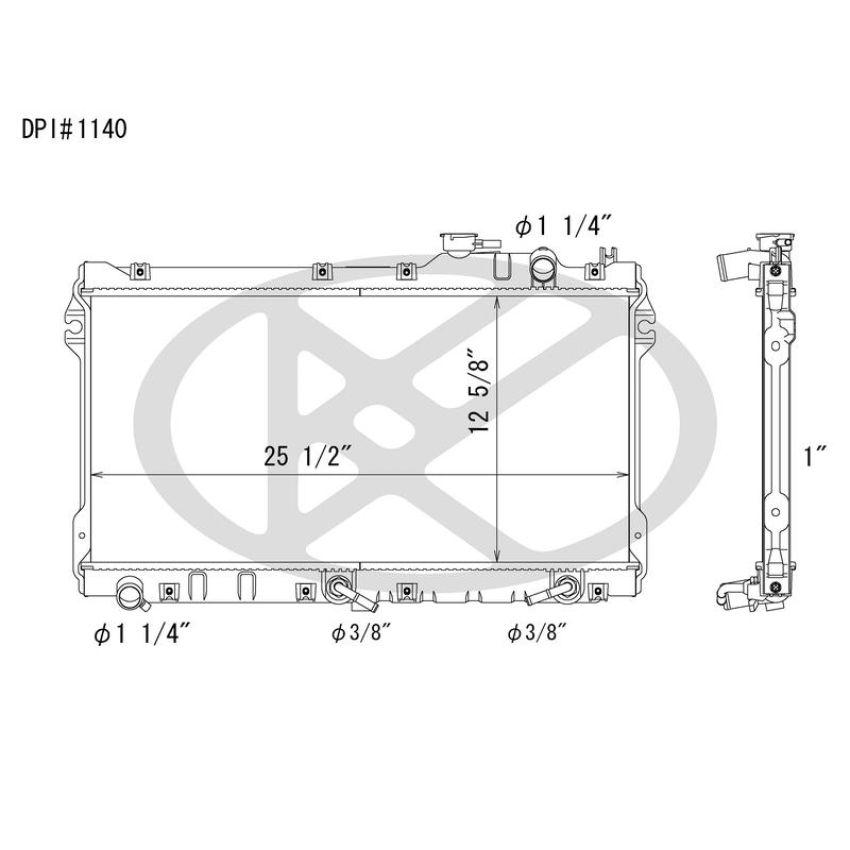 KOYORAD A1140 Koyorad Radiator A1140