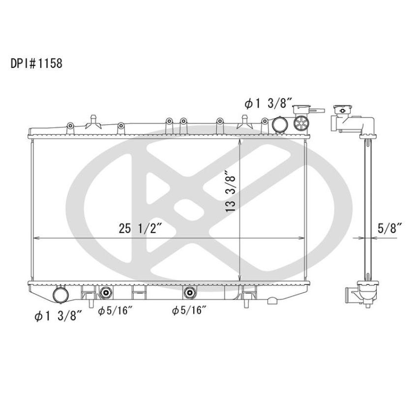 KOYORAD A1158 Koyorad Radiator A1158