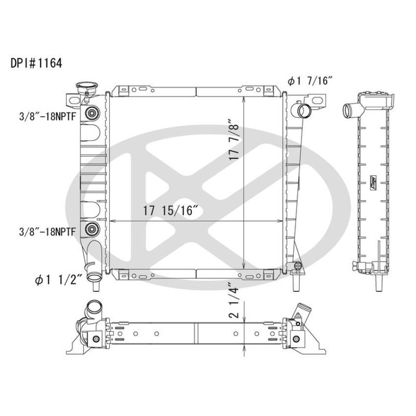 KOYORAD A1164 Koyorad Radiator A1164
