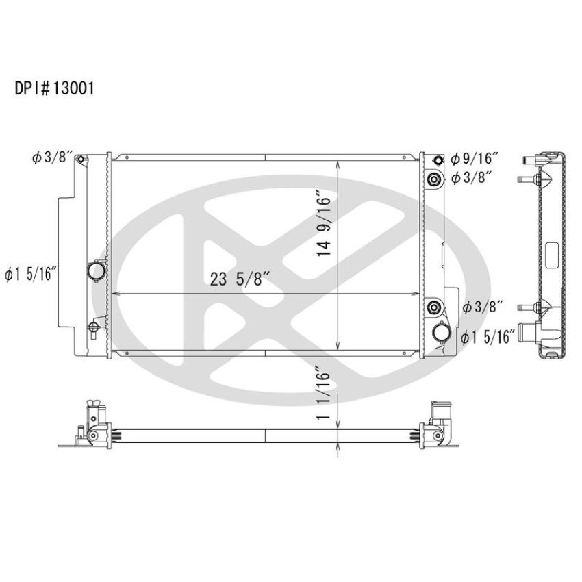 KOYORAD A13001 Koyorad Radiator A13001