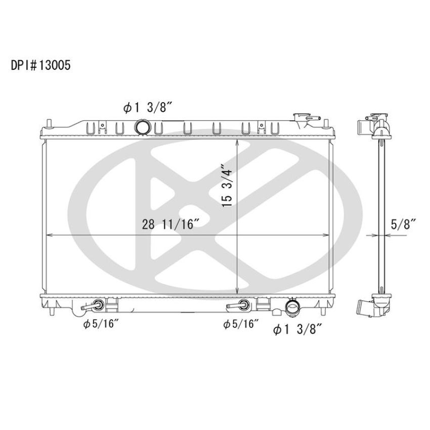 KOYORAD A13005 Koyorad Radiator A13005