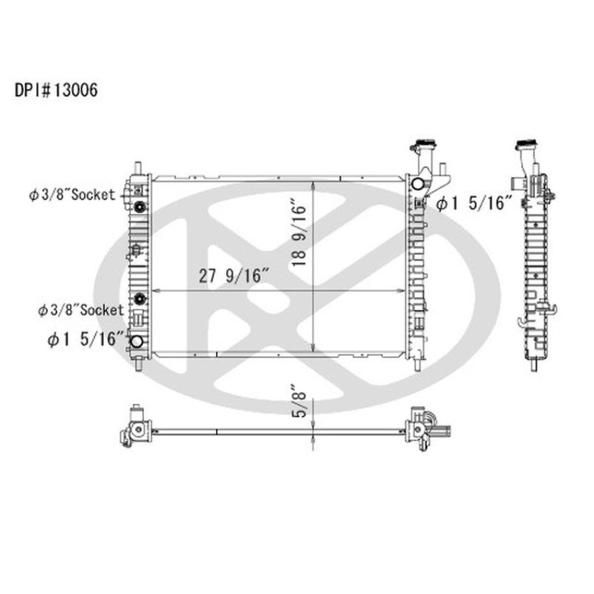 KOYORAD A13006 Koyorad Radiator A13006