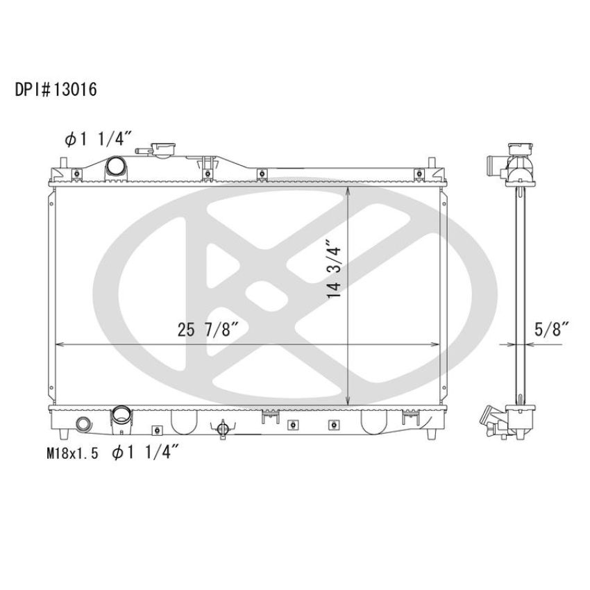 KOYORAD A13016 Koyorad Radiator A13016