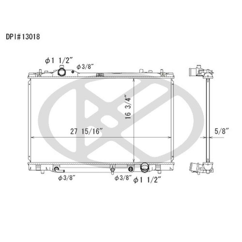 KOYORAD A13018 Koyorad Radiator A13018