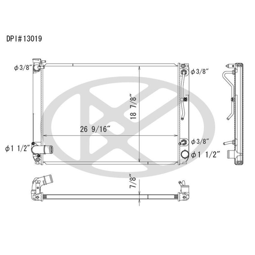 KOYORAD A13019 Koyorad Radiator A13019