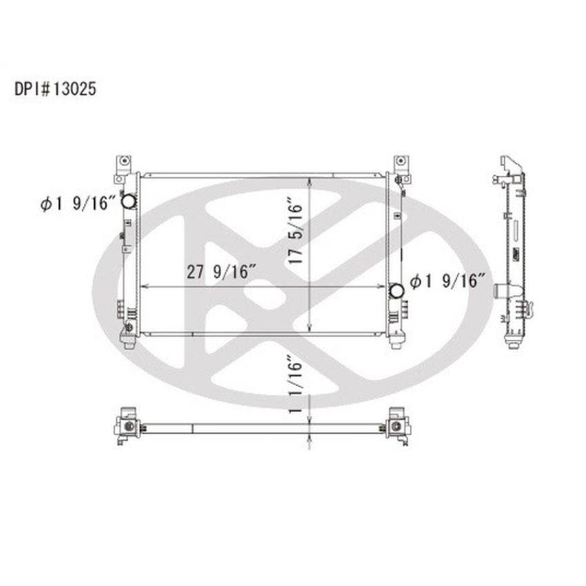 KOYORAD A13025 Koyorad Radiator A13025