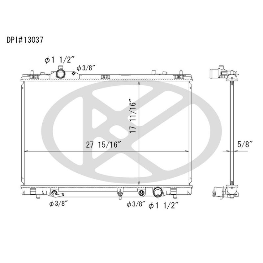 KOYORAD A13037 Koyorad Radiator A13037