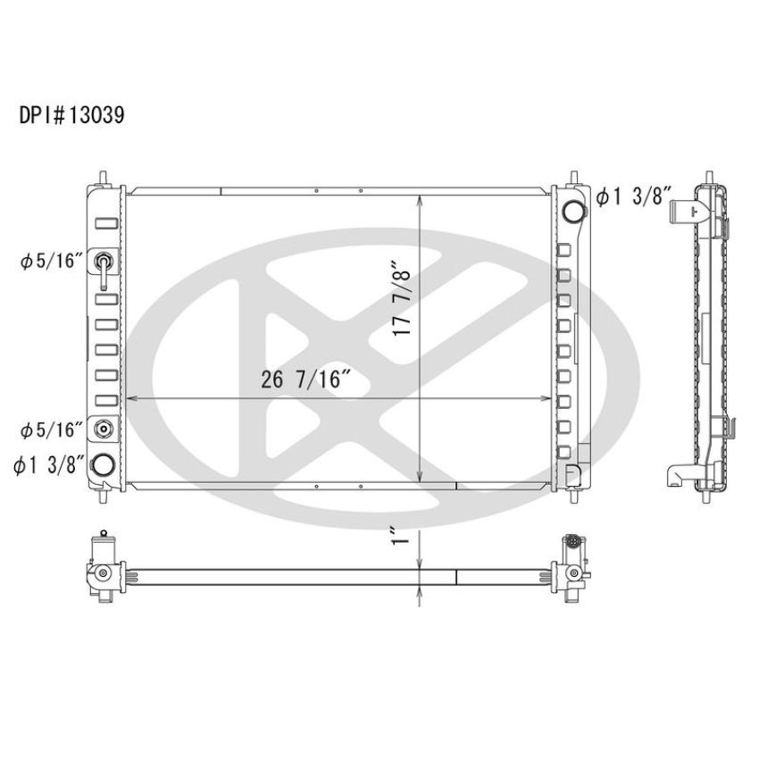 KOYORAD A13039 Koyorad Radiator A13039