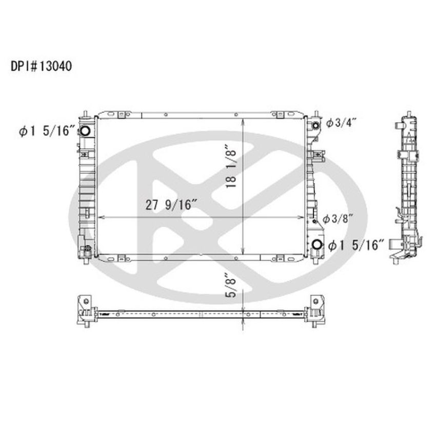 KOYORAD A13040 Koyorad Radiator A13040