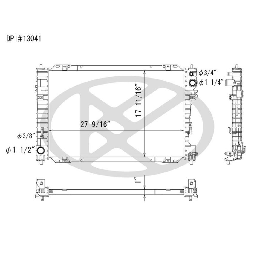 KOYORAD A13041 Koyorad Radiator A13041
