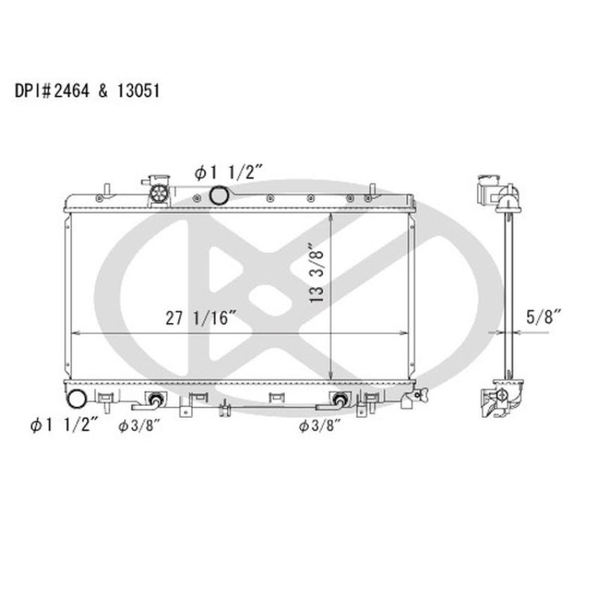 KOYORAD A13051-1 Koyorad Radiator A13051-1