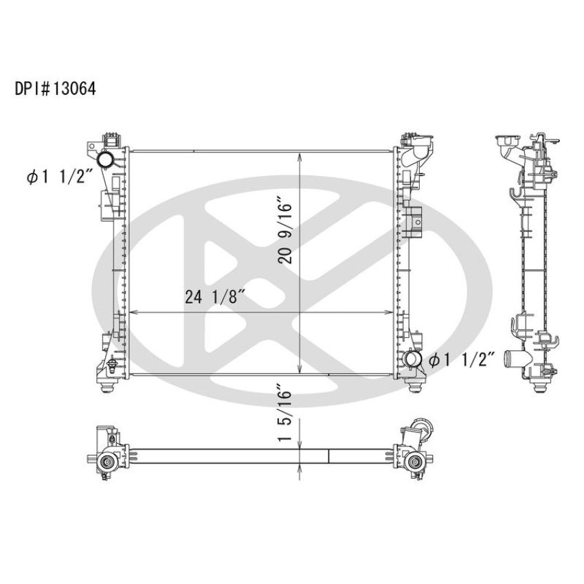 KOYORAD A13064 Koyorad Radiator A13064