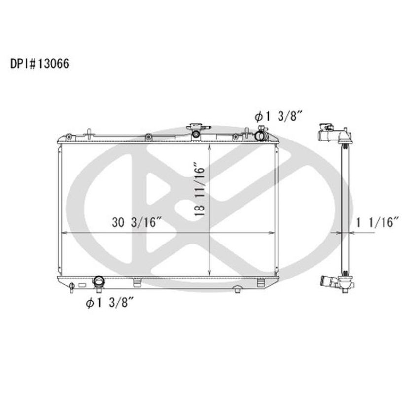KOYORAD A13066 Koyorad Radiator A13066