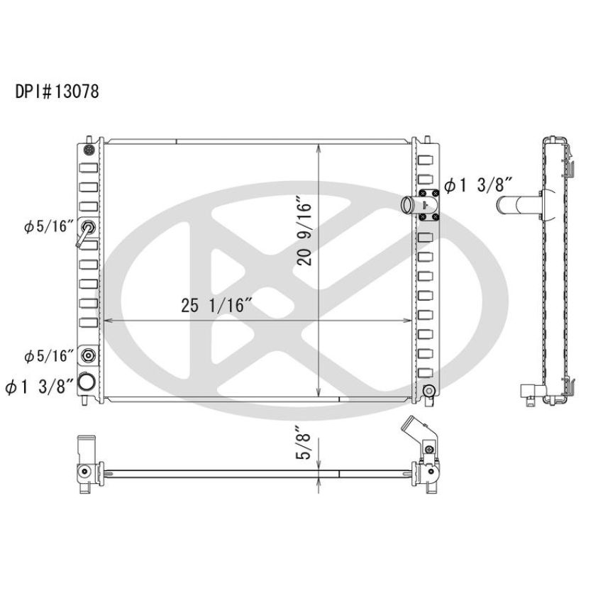 KOYORAD A13078 Koyorad Radiator A13078