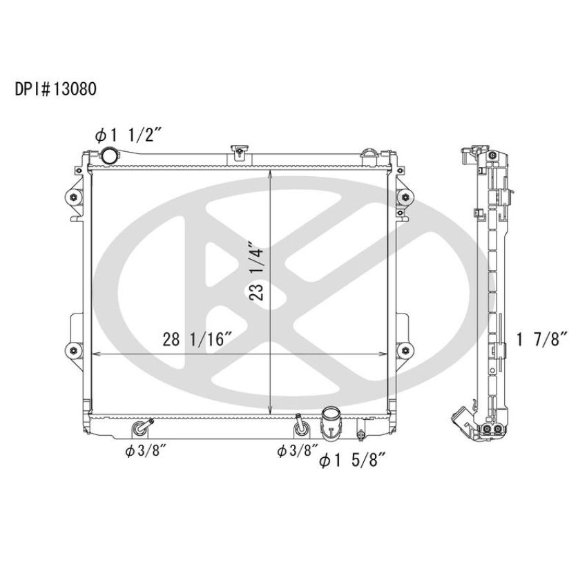 KOYORAD A13080 Koyorad Radiator A13080