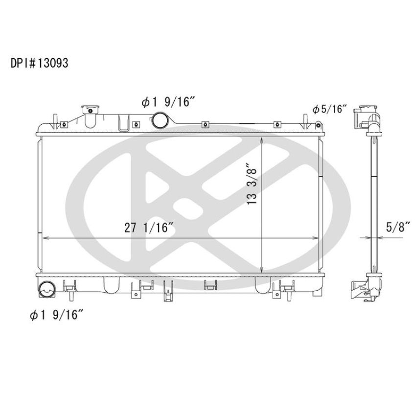 KOYORAD A13093 Koyorad Radiator A13093