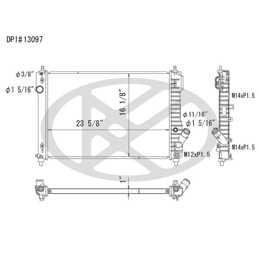 KOYORAD A13097 Koyorad Radiator A13097