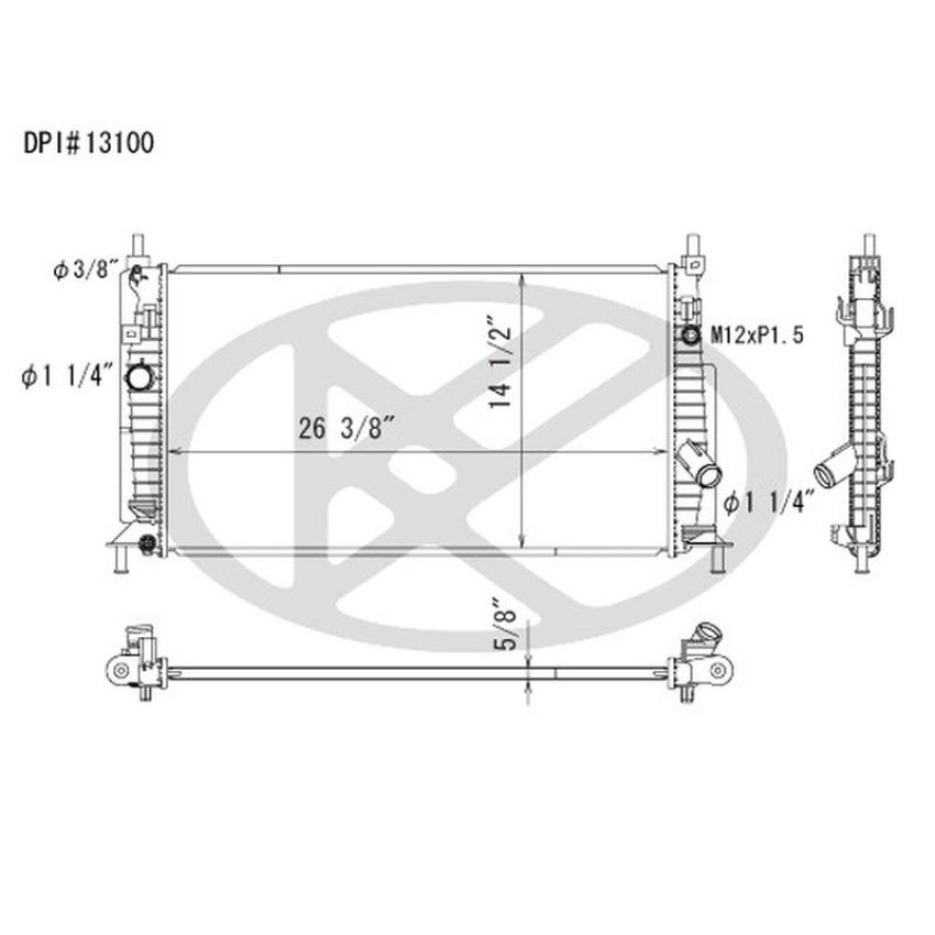 KOYORAD A13100 Koyorad Radiator A13100