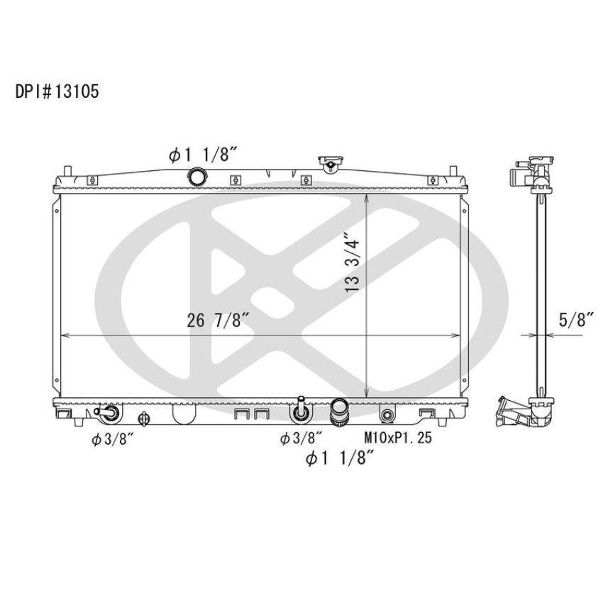 KOYORAD A13105 Koyorad Radiator A13105