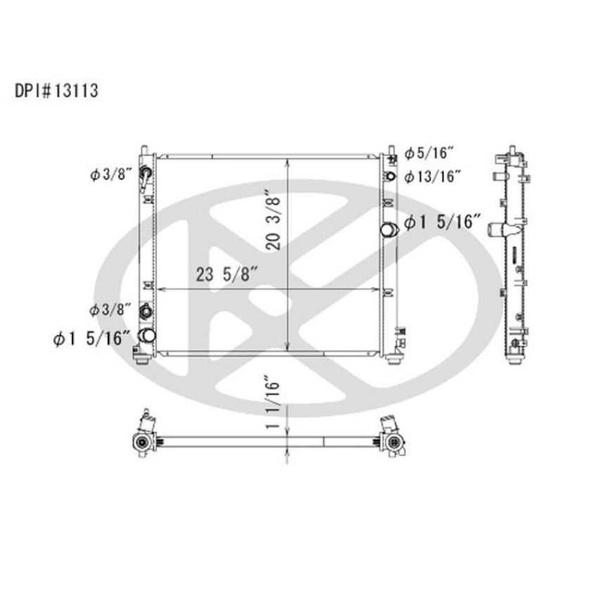 KOYORAD A13113 Koyorad Radiator A13113