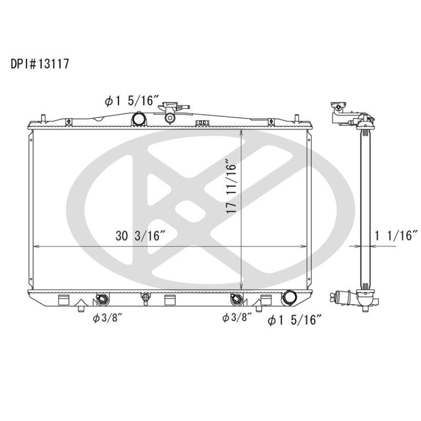 KOYORAD A13117 Koyorad Radiator A13117