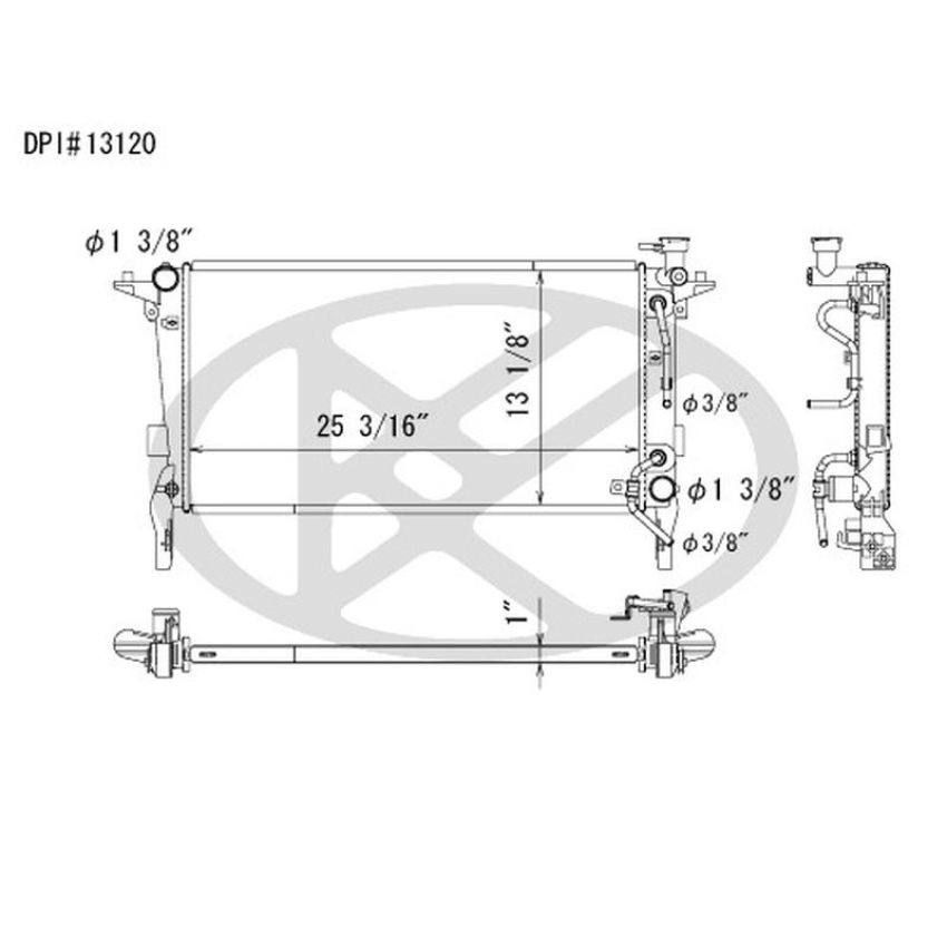 KOYORAD A13120 Koyorad Radiator A13120