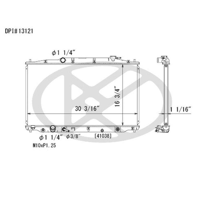 KOYORAD A13121-1 Koyorad Radiator A13121-1
