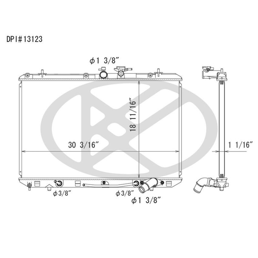 KOYORAD A13123 Koyorad Radiator A13123