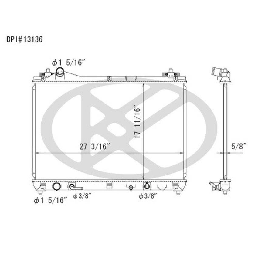 KOYORAD A13136 Koyorad Radiator A13136
