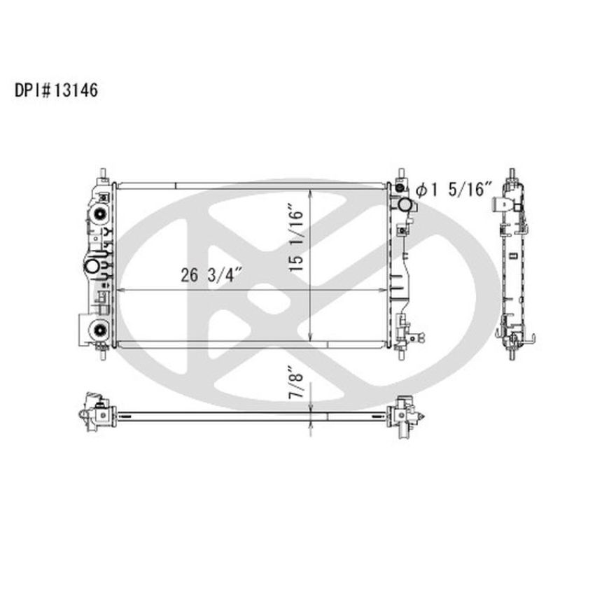 KOYORAD A13146 Koyorad Radiator A13146