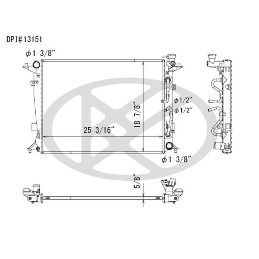 KOYORAD A13151 Koyorad Radiator A13151