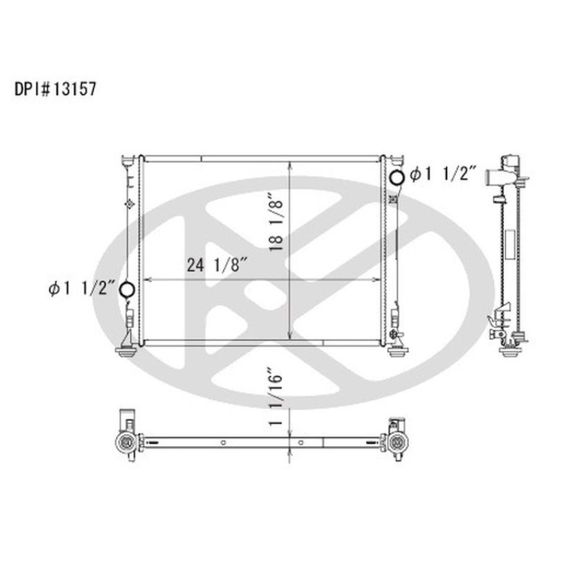 KOYORAD A13157 Koyorad Radiator A13157