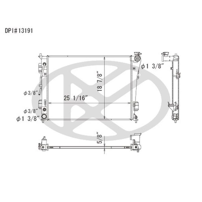 KOYORAD A13191 Koyorad Radiator A13191