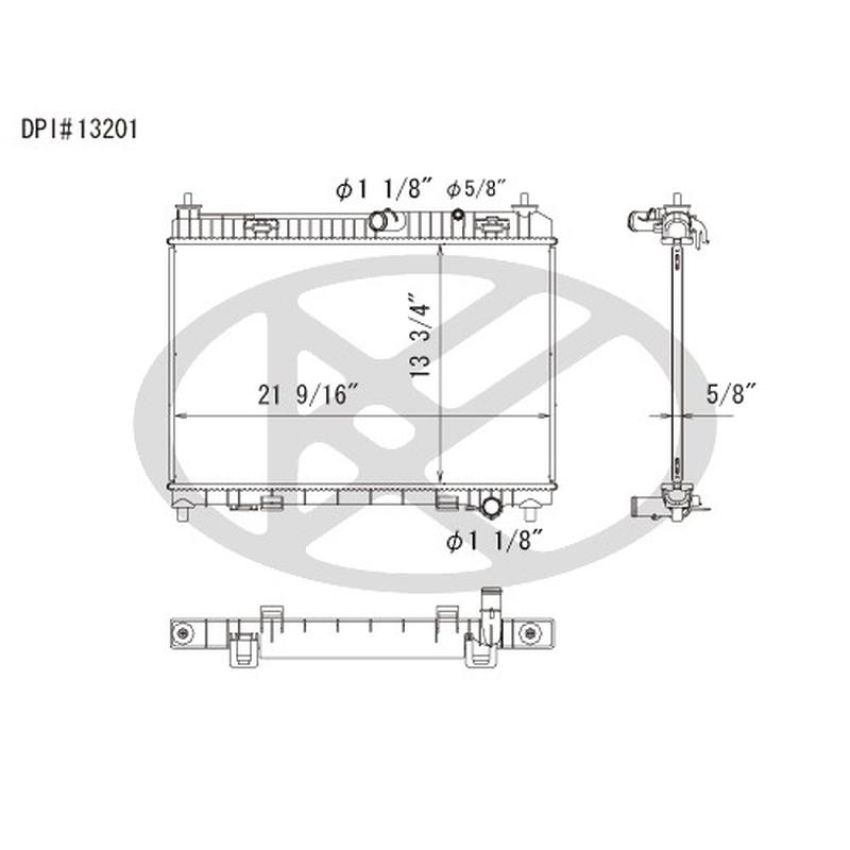 KOYORAD A13201 Koyorad Radiator A13201