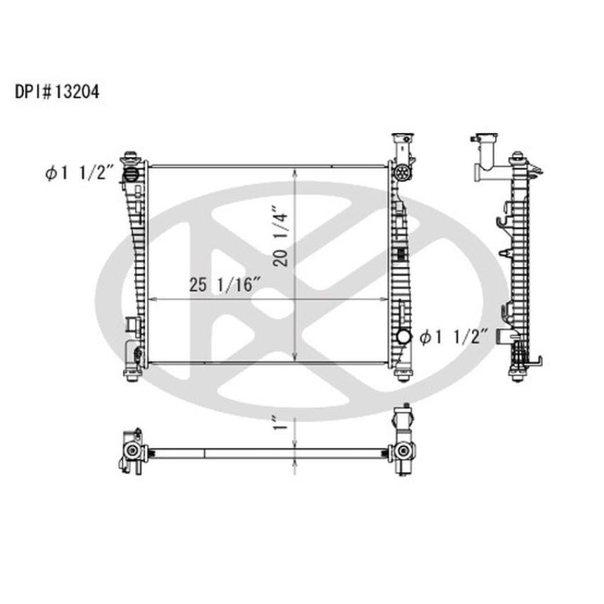 KOYORAD A13204 Koyorad Radiator A13204