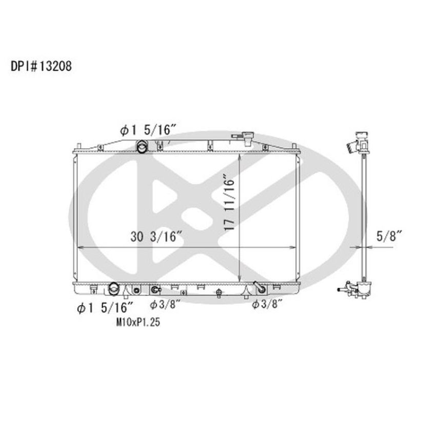 KOYORAD A13208 Koyorad Radiator A13208