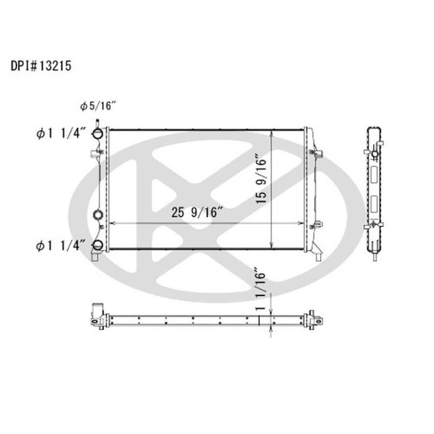 KOYORAD A13215 Koyorad Radiator A13215