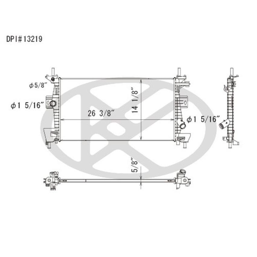 KOYORAD A13219 Koyorad Radiator A13219