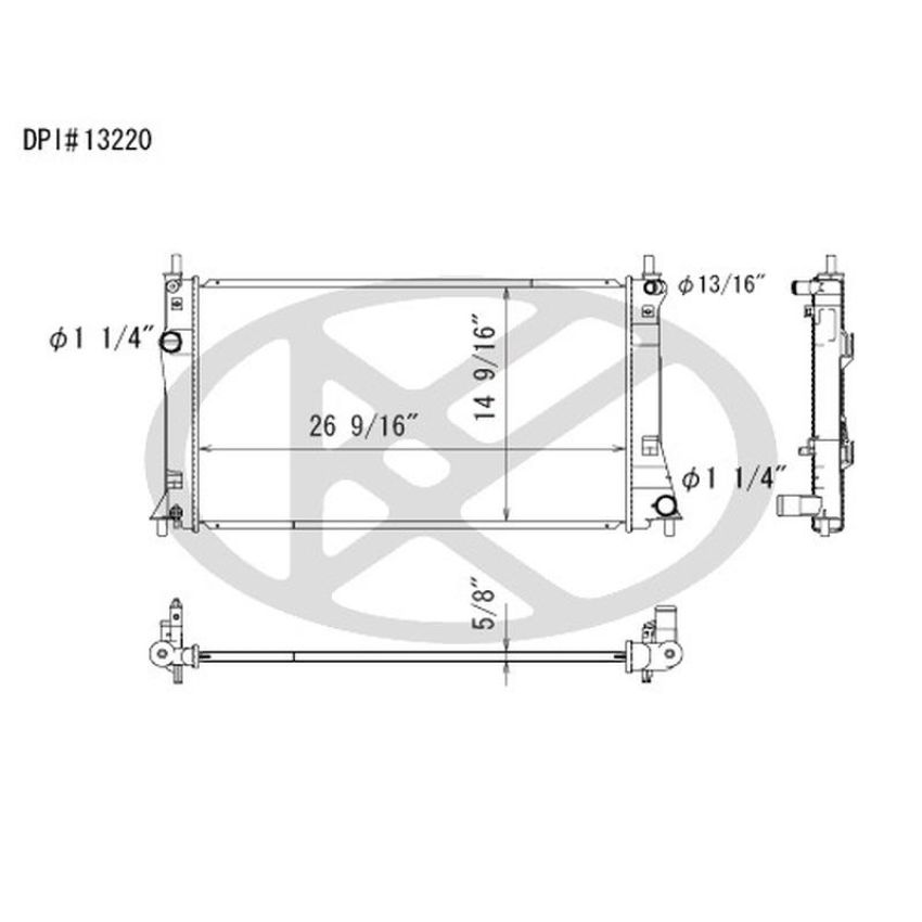 KOYORAD A13220 Koyorad Radiator A13220